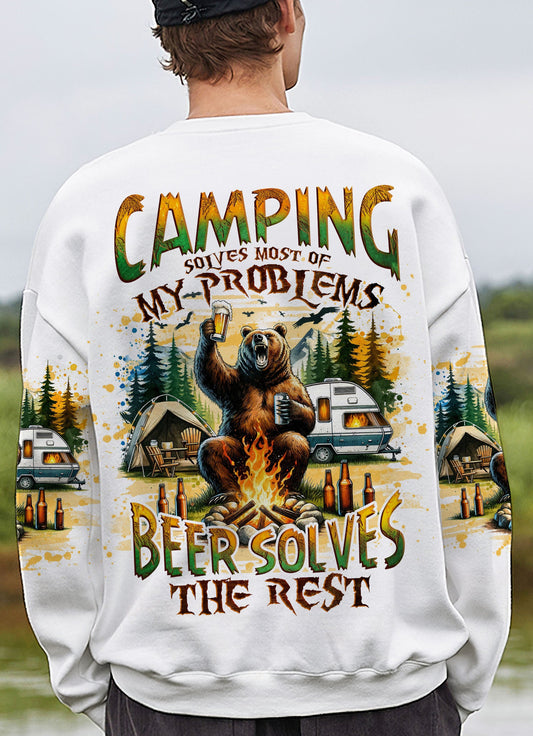 Maxcorners Beer Solves The Rest Bear All Over Print LM2101