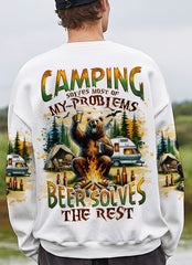 Maxcorners Beer Solves The Rest Bear All Over Print LM2101