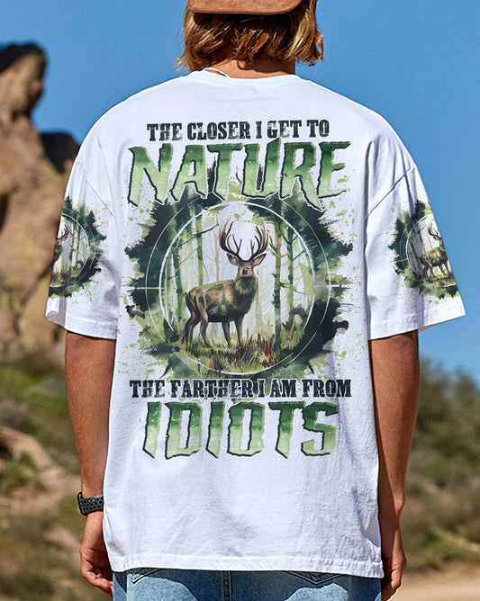Maxcorners The Closer I Get To Nature Deer Hunting All Over Print LM2101