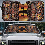Maxcorners 3D Custom Car Auto Sunshade Deer Hunting