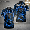 Maxcorners Dragon Bowling Lava Inferno Multiple Options Personalized Name, Team Name 3D Shirt
