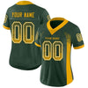 Maxcorners Custom Green Gold-White Drift Fashion Football Jersey LM2605
