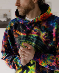 Maxcorners Bigfoot Ufo Swirl All Over Print LM1601