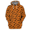 Maxcorners Funny Pattern Golf Shirt, Cat Golf Shirt For Golfer, Halloween Golf Shirt