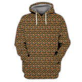 Maxcorners Dachshund Golf Shirt For Men, Christmas Pattern Golf Shirt, Funny Golf Shirt For Golfer