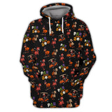 Maxcorners Funny Pattern Golf Shirt, Flamingo Golf Shirt, Halloween Golf Shirt For Golfer