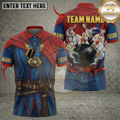 Maxcorners Bowling Doctor Strange Strike Personalized Name 3D Unisex Shirt