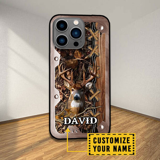 Maxcorners Deer Hunting Lover Personalized Name Phone Case LM1012