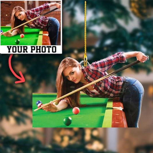 Maxcorners Custom Photo Christmas Hunting Ornament For Deer Hunting Lovers