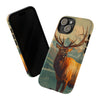 Maxcorners Hunting Elk Wildlife Art Durable Dual-Layer Protection
 Full Wrap Phone Case LM1012