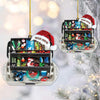 Maxcorners Custom Tackle Box Acrylic Xmas Ornaments, Presents For Fishing Lovers, Fishing Ornament