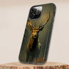 Maxcorners Deer Phone Case, Hunter Gift, Buck Tough Case fits iPhone 16 15 14 13 Galaxy Pixel, Deer Hunter Phone Case, Gift for Hunter Gift for Dad Him
 3D Phone Case LM0812