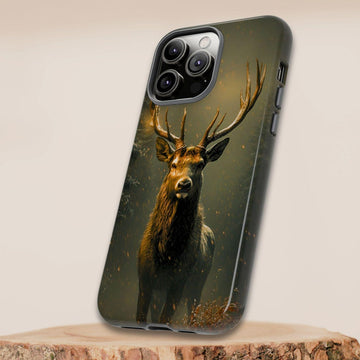 Maxcorners Deer Phone Case, Hunter Gift, Buck Tough Case fits iPhone 16 15 14 13 Galaxy Pixel, Deer Hunter Phone Case, Gift for Hunter Gift for Dad Him
 3D Phone Case LM0812