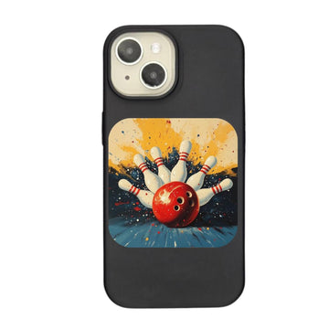 Maxcorners Strike in Motion: The Art of the Perfect Bowl Phone Case | Black
 Full Wrap Phone Case LM0812