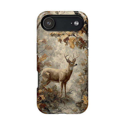 Maxcorners Deer Hunter Tree Branches Phone Case: iPhone, Samsung Galaxy, Google Pixel
 3D Phone Case LM0812