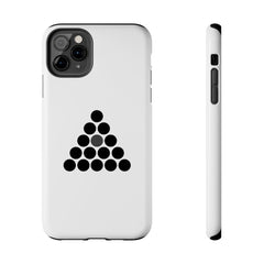 Maxcorners Billiards 8-Ball Pool Modern Minimalist Full Wrap Phone Case LM1012