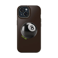 Maxcorners Billiards 8 Ball - Number 8 Pool Ball (Brown) Full Wrap Phone Case LM1012
