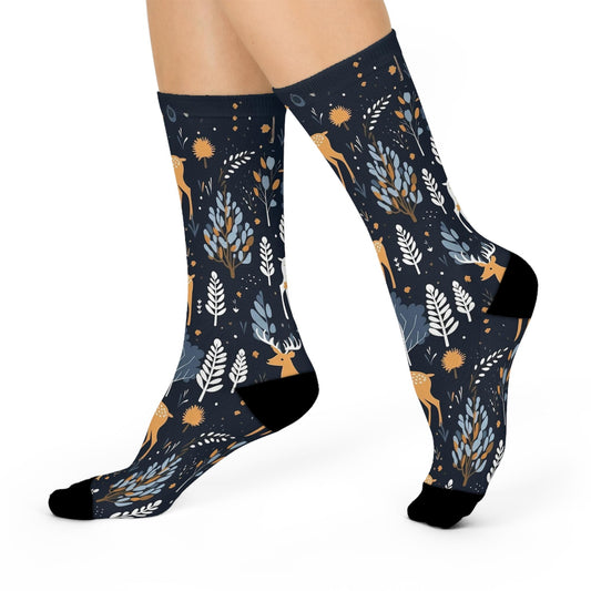 Maxcorners Perfect Hunters gift - Deer socks, gift for hunter, Deer Hunting socks, birthday gift, Christmas stocking stuffer, unique Dear gift ideaLM2611