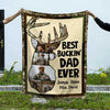 Maxcorners Personalized Hunting Photo Collage Blanket, Father's Day Gift for Dad
 LM1611