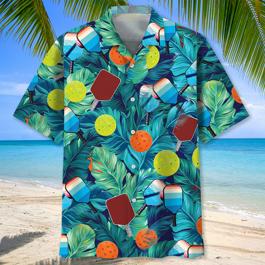 MaxCorners Pickleball 3D Hawaiian Shirt