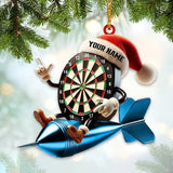 Maxcorners Custom Name Dart Ornament, Dart Lover Christmas Gift