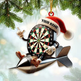 Maxcorners Custom Name Dart Ornament, Dart Lover Christmas Gift