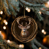 Maxcorners Personalized Woodland Hunting Acrylic Christmas Ornament Custom Gift For Hunters 2D Flat