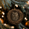 Maxcorners Personalized Woodland Hunting Acrylic Christmas Ornament Custom Gift For Hunters 2D Flat