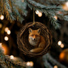 Maxcorners Personalized Woodland Hunting Acrylic Christmas Ornament Custom Gift For Hunters 2D Flat