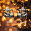 Maxcorners Personalized Golf Cart Christmas Ornament, Acrylic Ornament, Christmas Tree Ornaments, Gift For Golfer