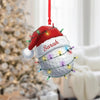 Maxcorners Personalized Golf Ball Christmas Ornament, Acrylic Ornament, Christmas Tree Ornaments, Gift For Golfer