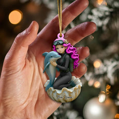 Maxcorners Diving Home Decor, Christmas Ornament, Personalized Ornament 2D Flat LM2111