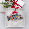 Maxcorners Personalized Bass Fishing Ornaments, Fishing Ornament, Gift For Fisherman, Christmas Tree Decor
