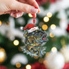 Maxcorners Personalized Trout Fishing Acrylic Ornament, Custom Acrylic Ornaments, Gift For Fisherman