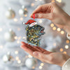 Maxcorners Personalized Trout Fishing Acrylic Ornament, Custom Acrylic Ornaments, Gift For Fisherman