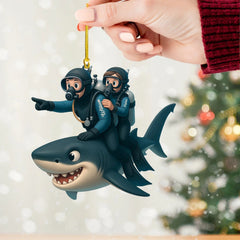 Maxcorners Diving Home Decor, Christmas Ornament, Personalized Ornament 2D Flat LM2111