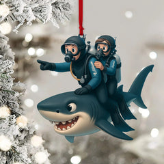 Maxcorners Diving Home Decor, Christmas Ornament, Personalized Ornament 2D Flat LM2111