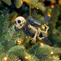 Maxcorners Skull Diving Home Decor, Christmas Ornament, Personalized Ornament 2D Flat LM2111