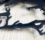 Maxcorners Personalized Deer Hunter Metal Wall Art, Custom Name Bow and Hunting Rifle Sign, Deer Hunting Wall Hanging, Hunter Gift LM0110