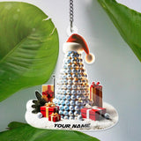 Maxcorners Golf Ball Christmas Tree Ornament, Golf Christmas Ornament, Acrylic Ornament, Golf Gift Idea