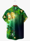Maxcorners Green St. Patrick'S Day Hot Beer Hawaiian Golf Shirt, Men's Golf Shirt, Tropical Vibe Funny Golf Shirt
