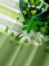 Maxcorners St. Patrick's Day Musical Gnome Playing Violin Hawaiian Golf Shirt, Shamrock Golf Shirts, Men's Golf Shirt