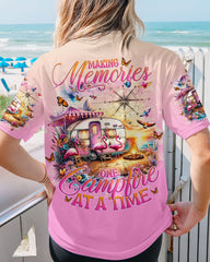 Maxcorners Making Memories One Campfire At A Time Beach Flamingo All Over Print LM2101