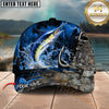 Maxcorners Fishing Splash Water Camo Personalized Name Classic 3D Cap (13 Breeds)