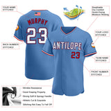 Maxcorners Custom Gold Purple-White Premium American Flag Fashion Baseball Jersey LM0210