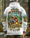 Maxcorners Making Memories One Campfire At A Time Bear All Over Print LM1501