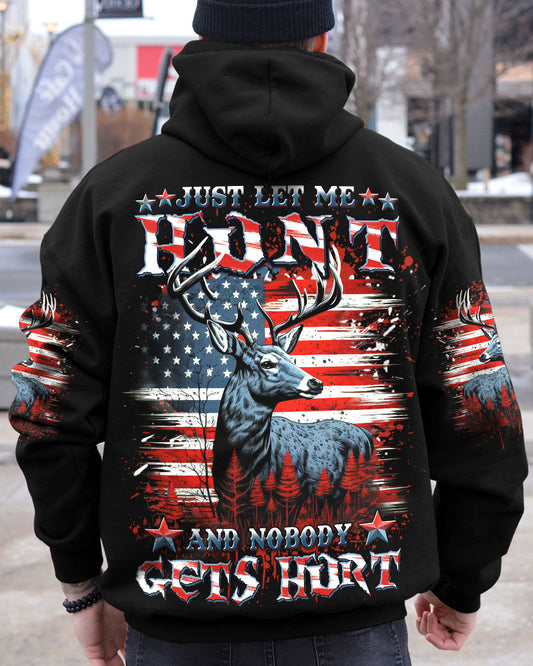 Maxcorners Just Let Me Hunt And Nobody Gets Hurt Hunting All Over Print LM1601