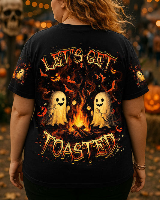Maxcorners Let's Get Toasted Boos Halloween All Over Print LM1501