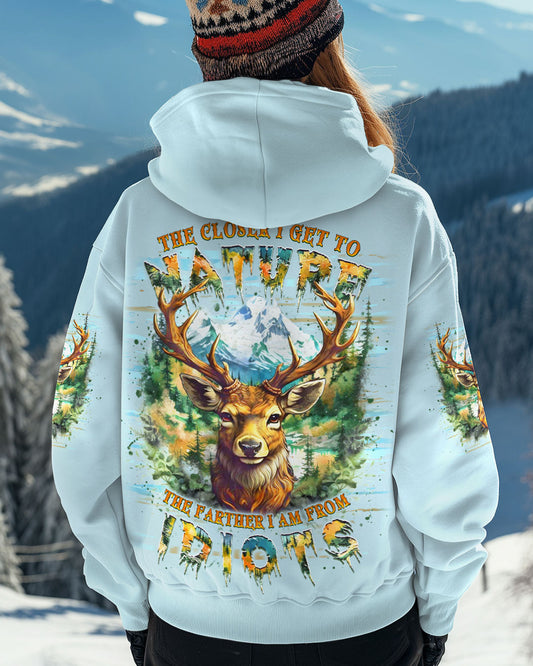 Maxcorners The Closer I Get To Nature Deer Hunting All Over Print LM1501