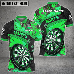Maxcorners Darts Grunge Abstract Personalized Name, Team Name Unisex 3D Shirt ( More Color Options )